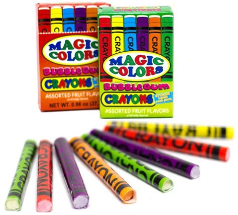 A Taste for Art: Exploring the Culinary Connection of Magic Colors Bubble Gum Crayons